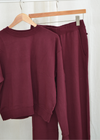 Velvet Ynez Crewneck Sweater - Cherrywood