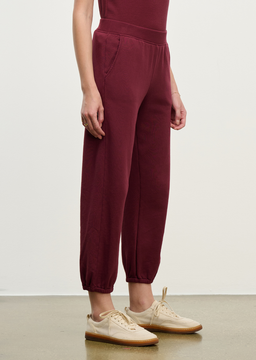 Velvet Zuma Jogger - Cherrywood
