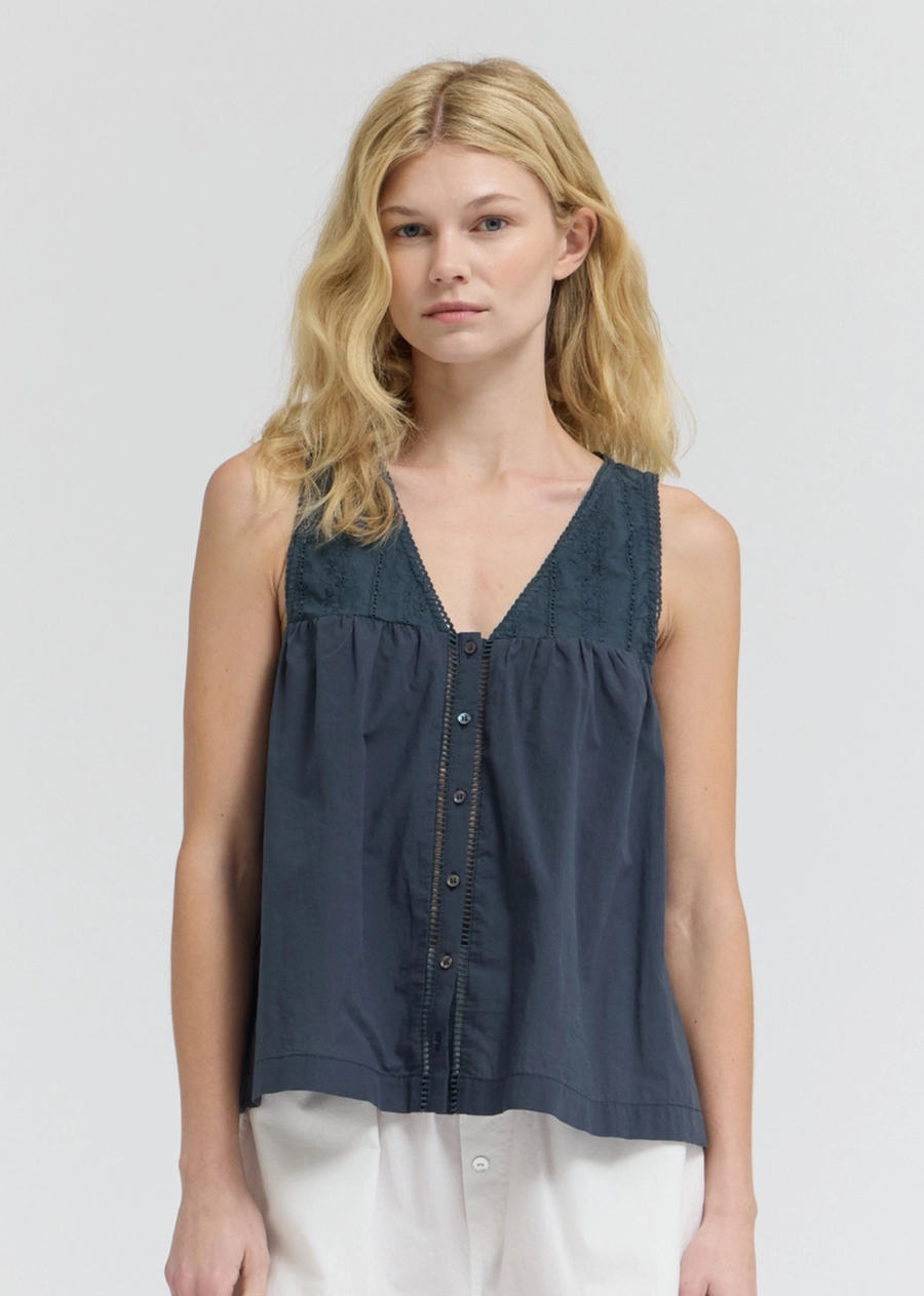 Victoria Eyelet Tank