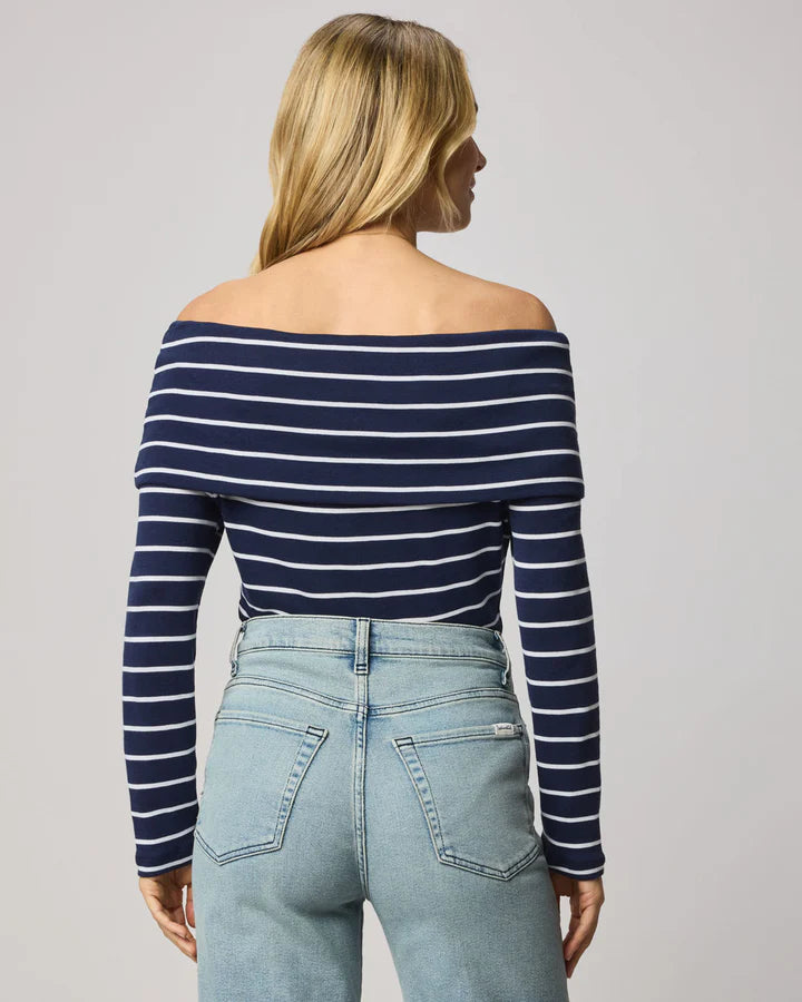 Splendid Josie Off The Shoulder Striped Top