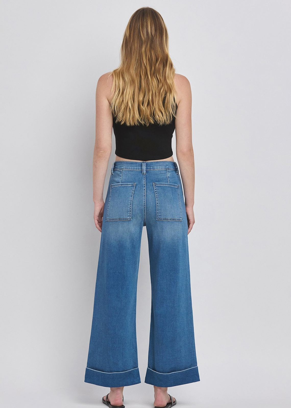Willa High Rise Baggy Wide Leg Jeans - Enviably