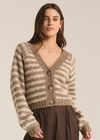 Z Supply Este Metallic Stripe Cardigan