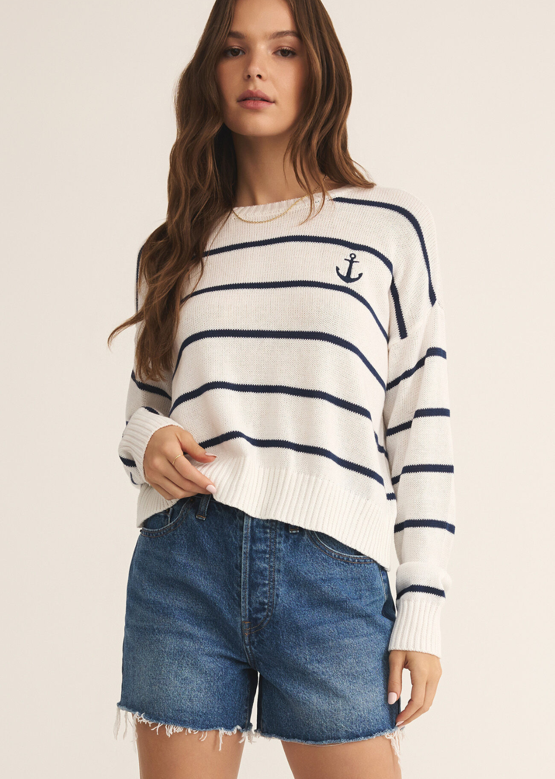 Z Supply Anchors Away Sweater - Denise Boutique