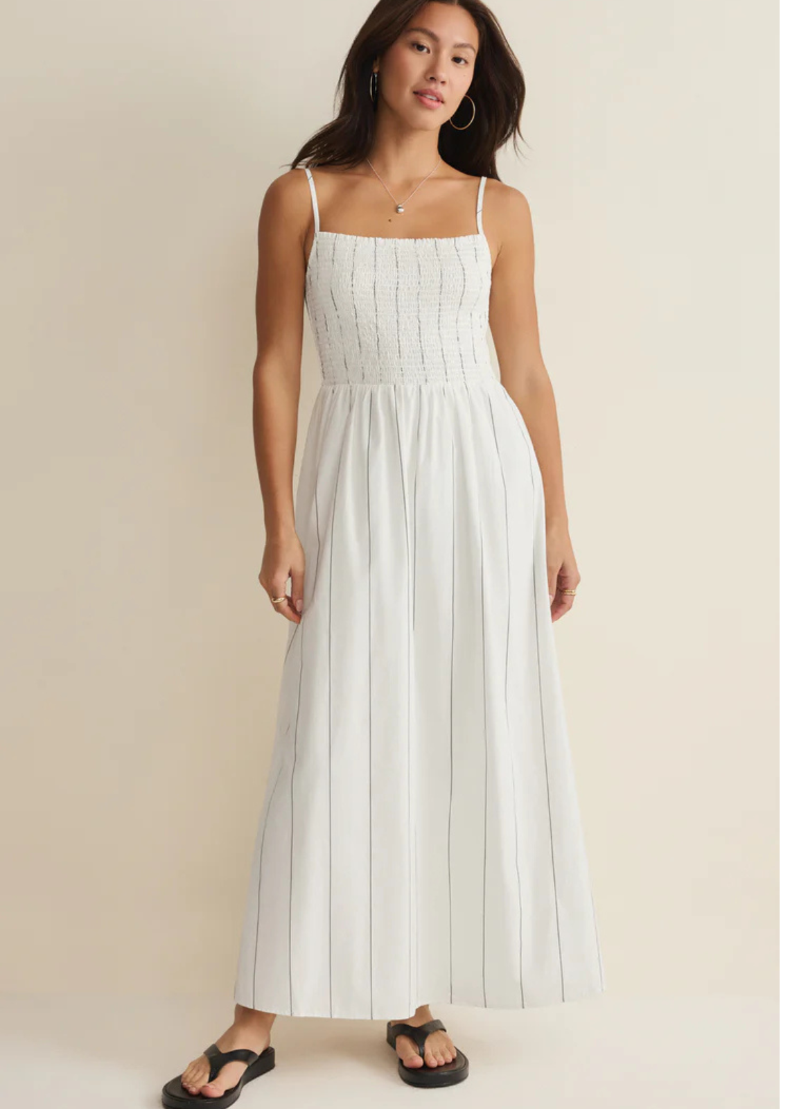 Z Supply Bayside Stripe Midi Dress