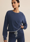 Z Supply Circuit Knit Denim Sweatshirt