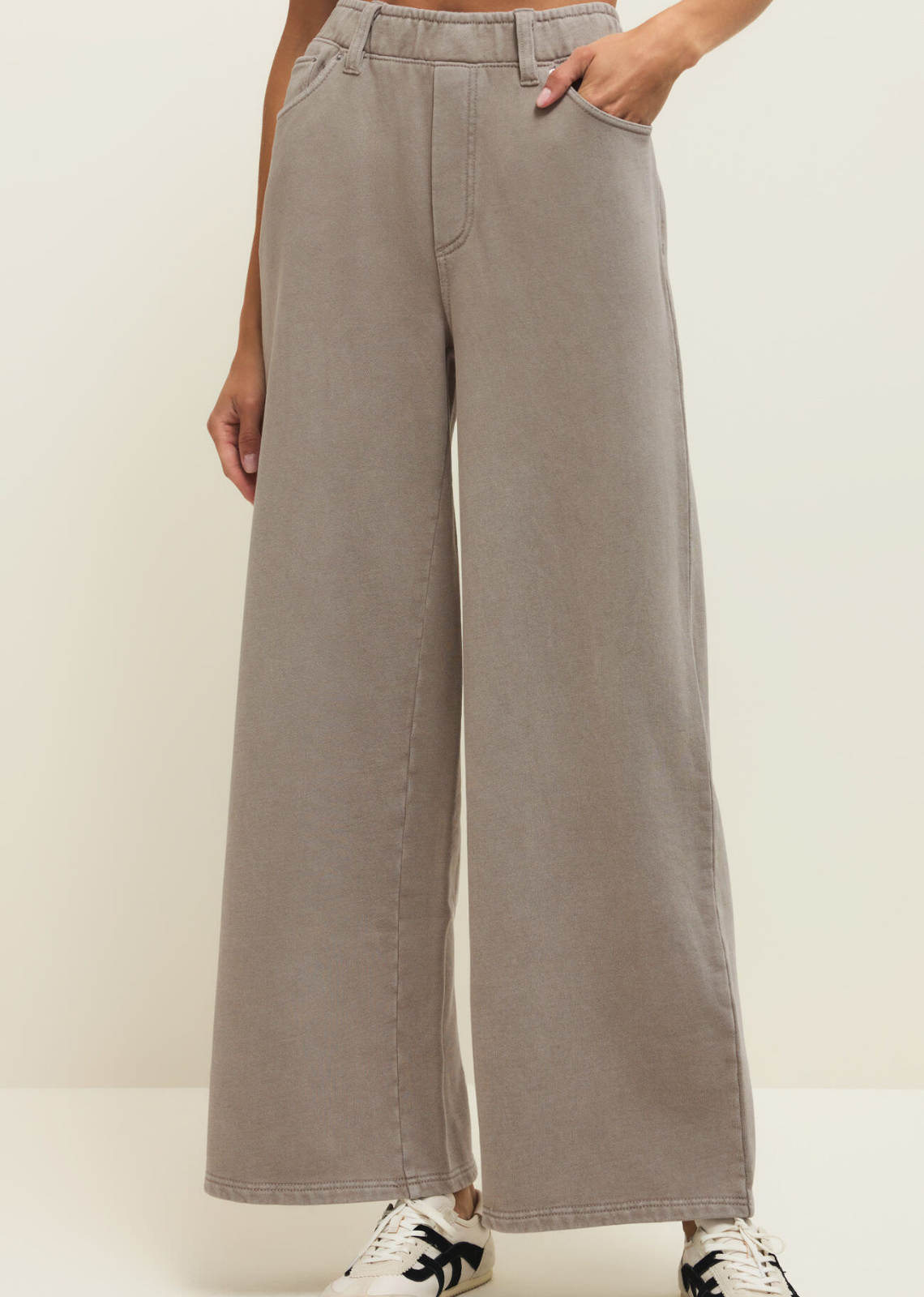 Z Supply Entourage Knit Pant - Oyster