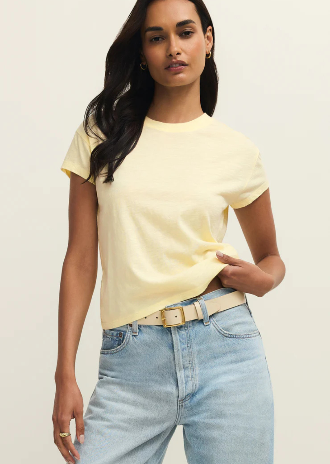 Z Supply Modern Slub Tee - Pineapple