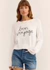Z Supply Bon Voyage Sweater. If you love sweaters as much as we do, you'll love this irresistibly soft style. With its drapey, relaxed fit, this sweater sits below the waist and is lightweight enough for layering.