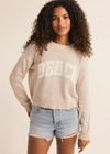 Z Supply Sunset Beach Sweater. If you love sweaters as much as we do, you'll love this irresistibly soft style. With its drapey, relaxed fit, this sweater sits below the waist and is lightweight enough for layering.