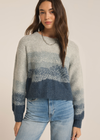 Z Supply Tranquil Water Sweater.Indulge in ultimate comfort with the Tranquil Waters Sweater by Z Supply. Made for everyday wear, this super cozy sweater features full length sleeves, a crew neckline, and rib detailing. Its ombre pattern adds a touch of style and is perfect for pairing with jeans. Feel relaxed and effortlessly chic in this regular fit sweater