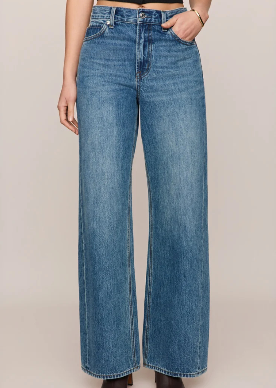 Z-Supply The Head Turner High-Rise Wide Denim - Hush