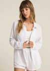 Z Supply Kaili Button Up Gauze Top. Meet the dressier side of gauze. This button up gauze top can be worn day to night, and features a relaxed fit with front pockets.