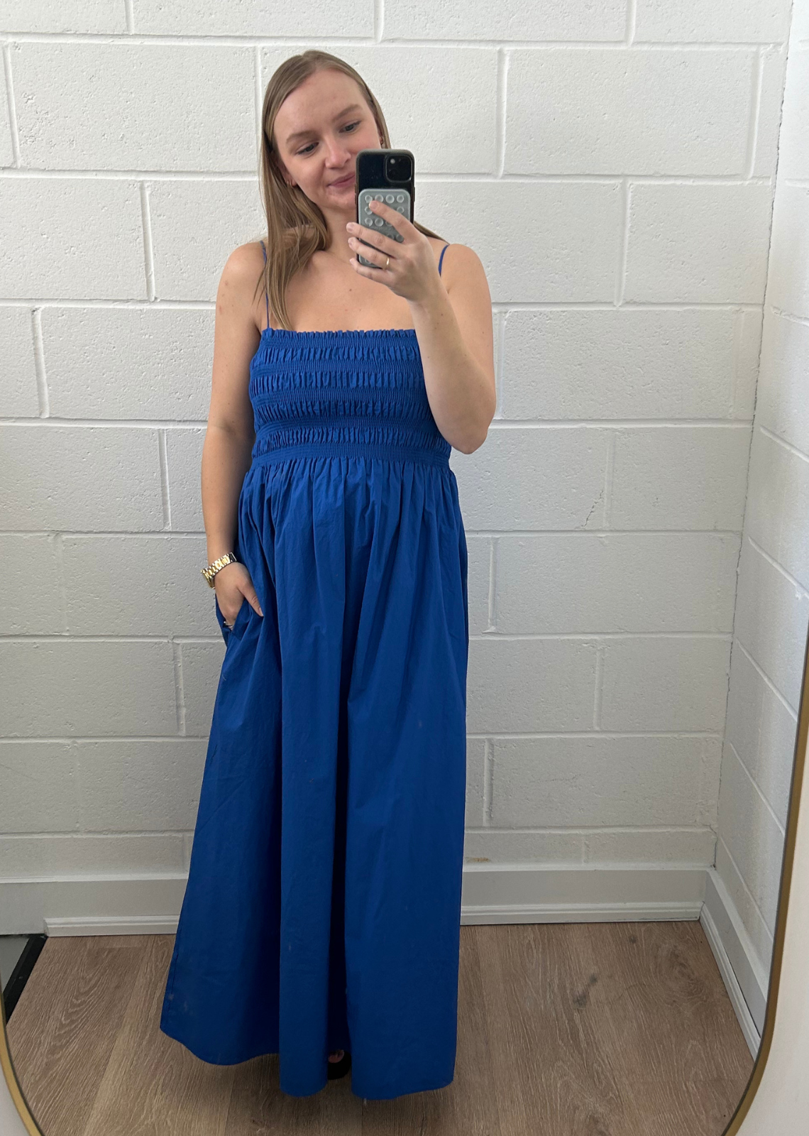 Z Supply Cornelia Poplin Midi Dress