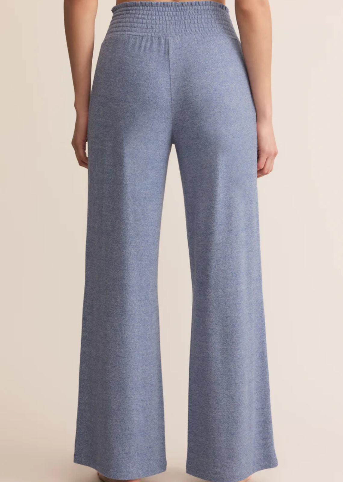 Z Supply Dawn Smocked Pant - Blue Velvet