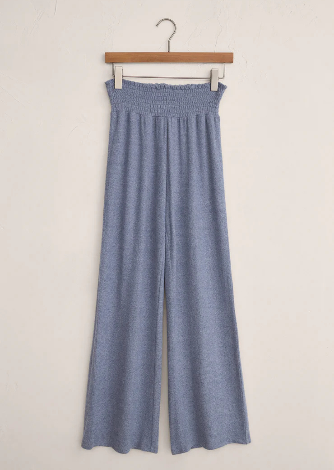 Z Supply Dawn Smocked Pant - Blue Velvet