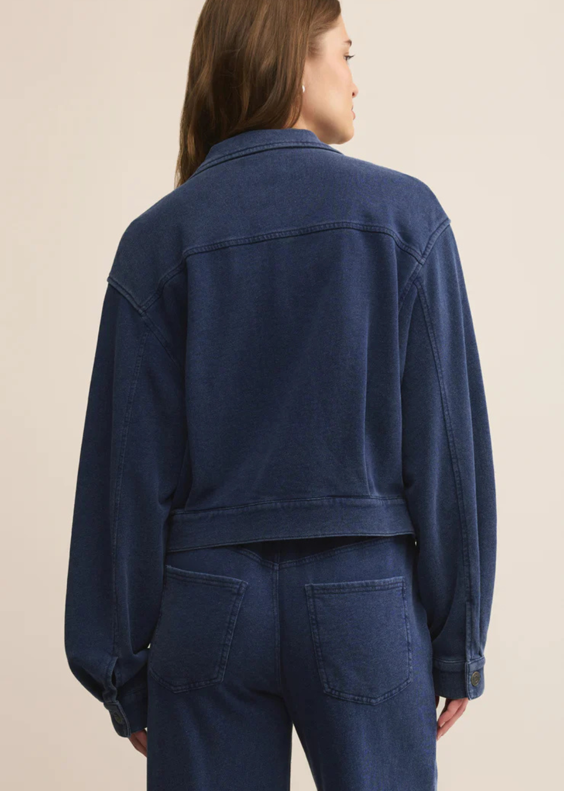 Z Supply Heritage Knit Denim Jacket