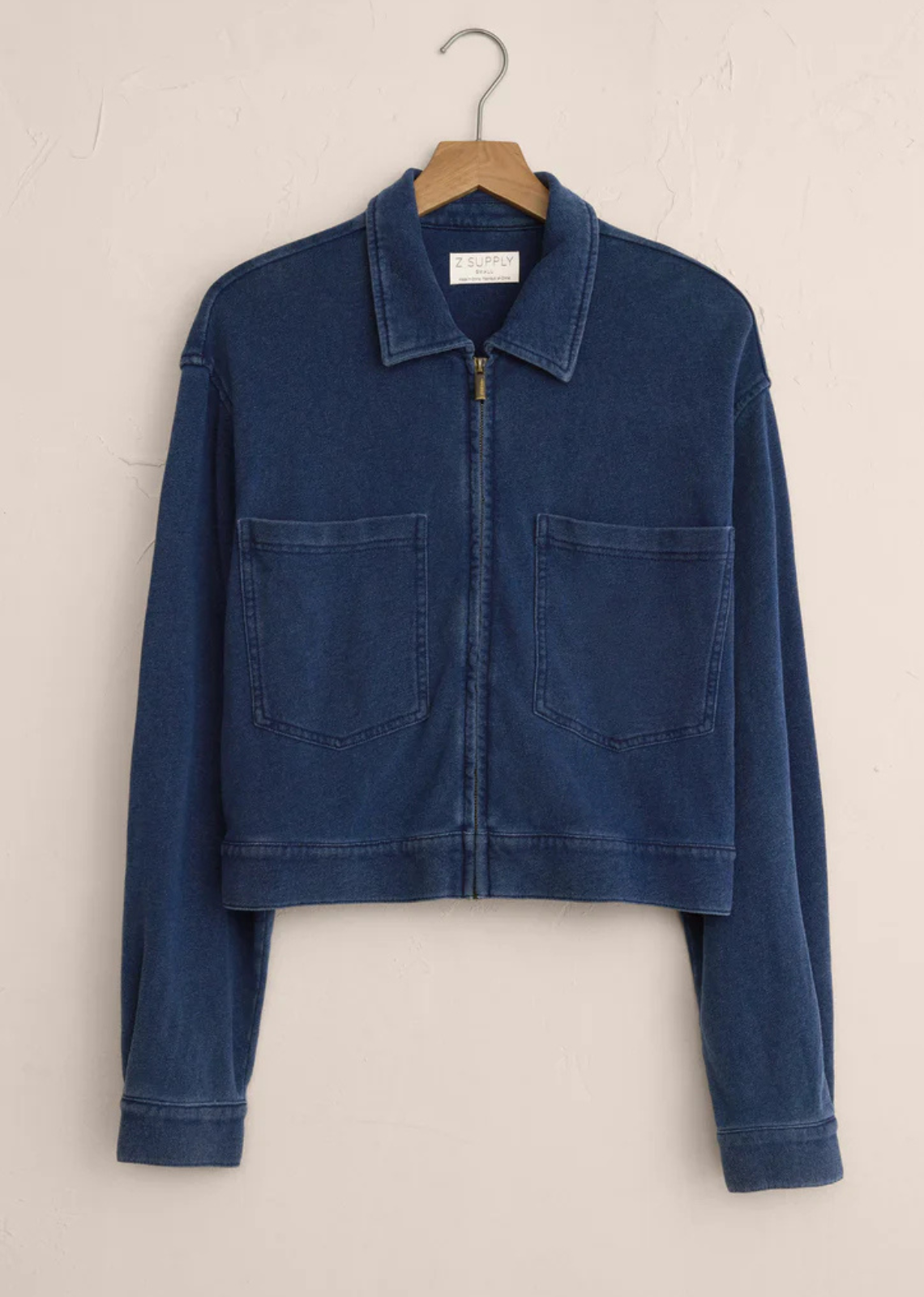Z Supply Heritage Knit Denim Jacket