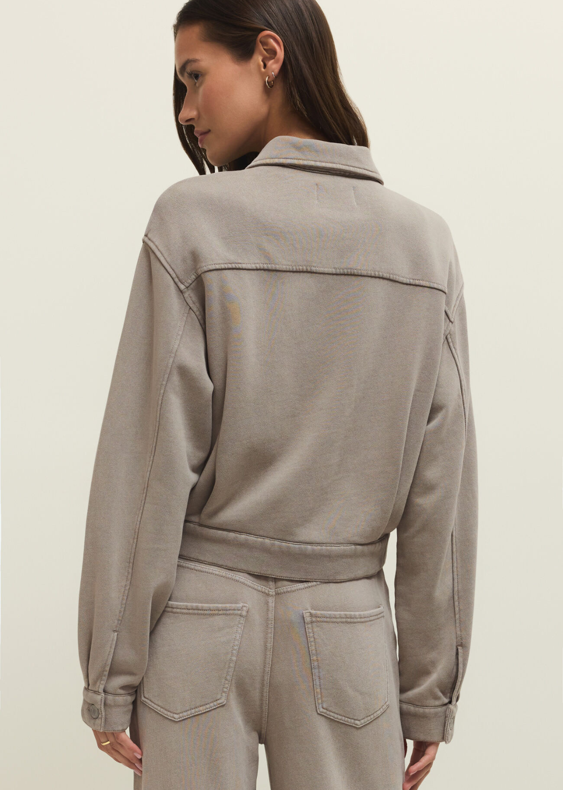 Z Supply Heritage Knit Jacket - Oyster