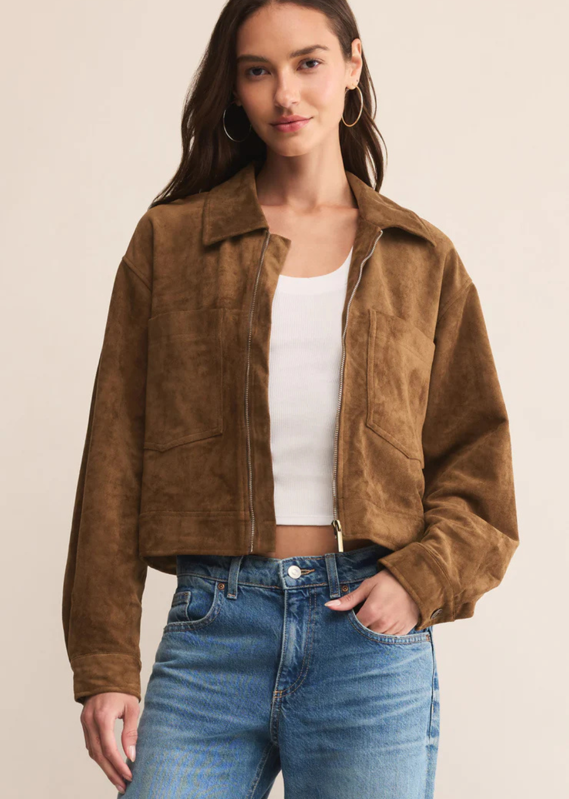 Z Supply Heritage Suede Jacket
