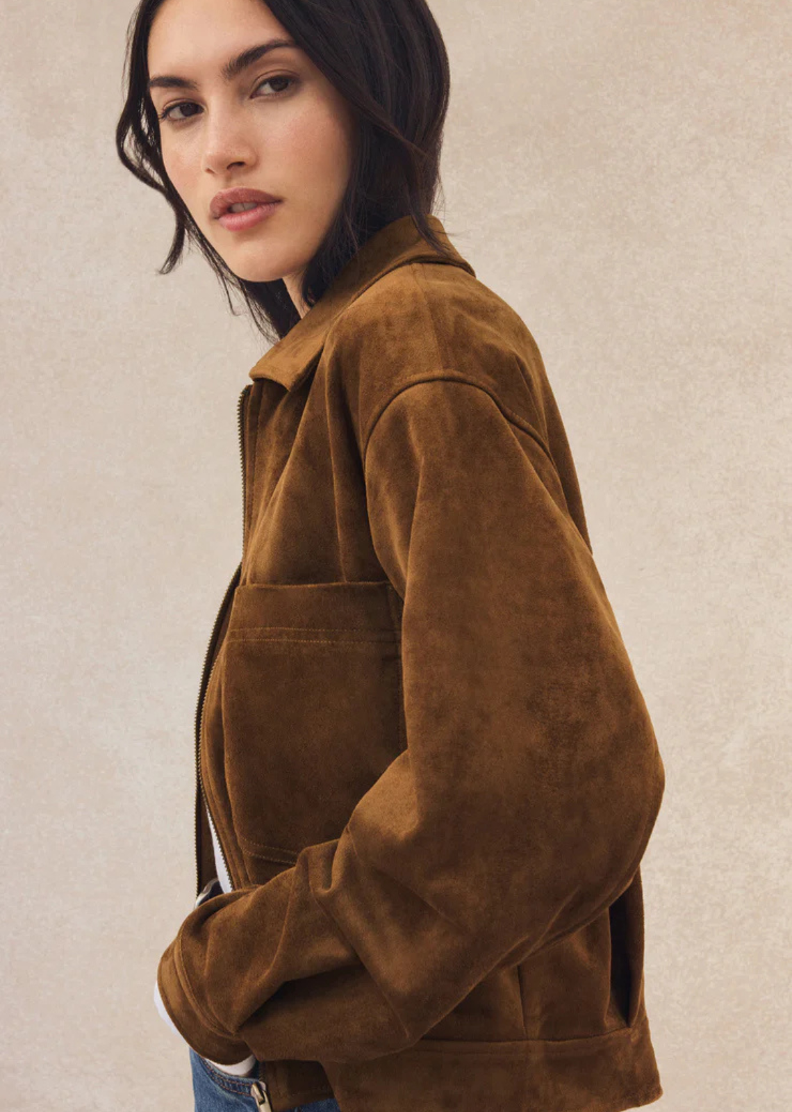 Z Supply Heritage Suede Jacket