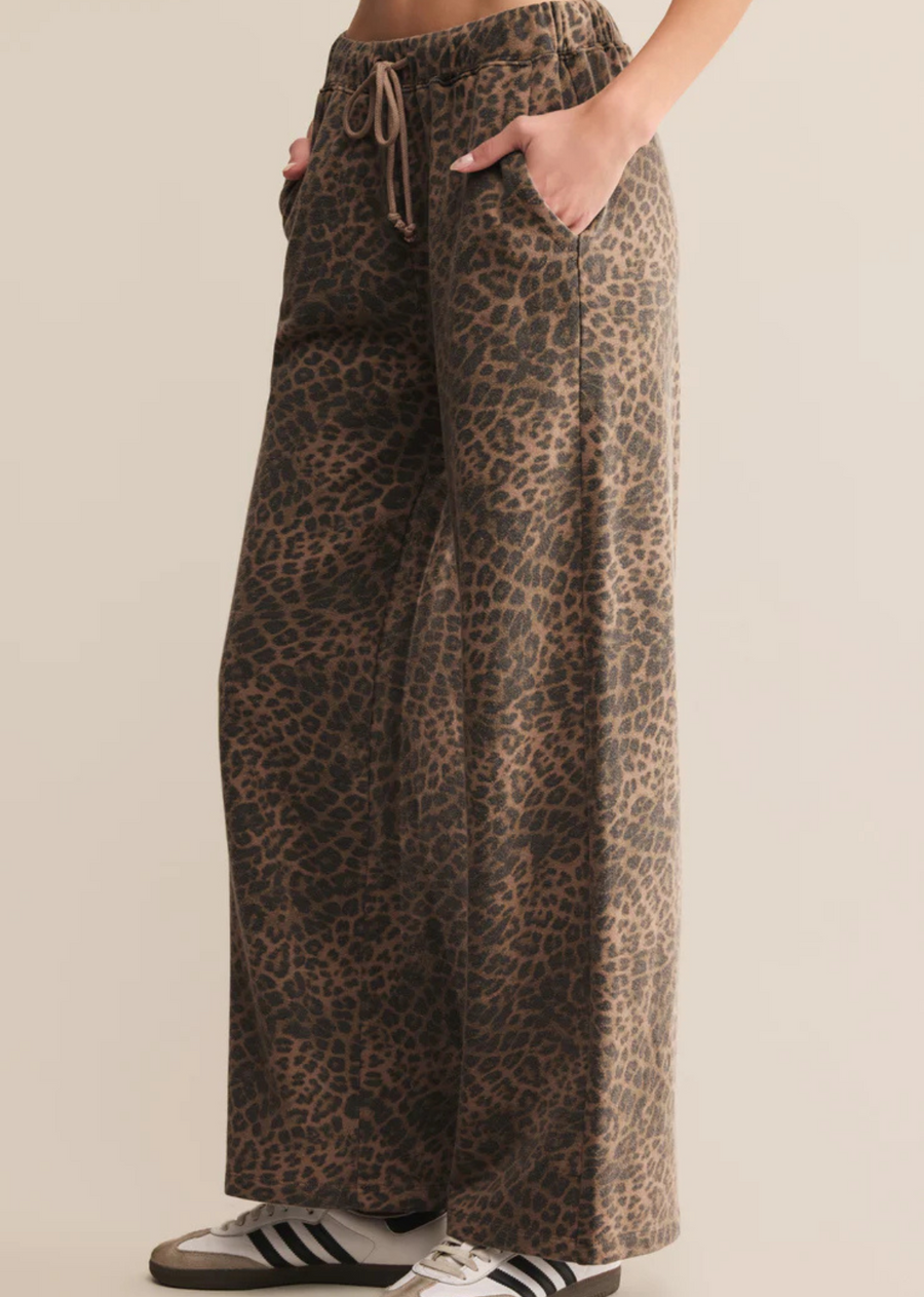 Z Supply Hunter Leopard Knit Pant