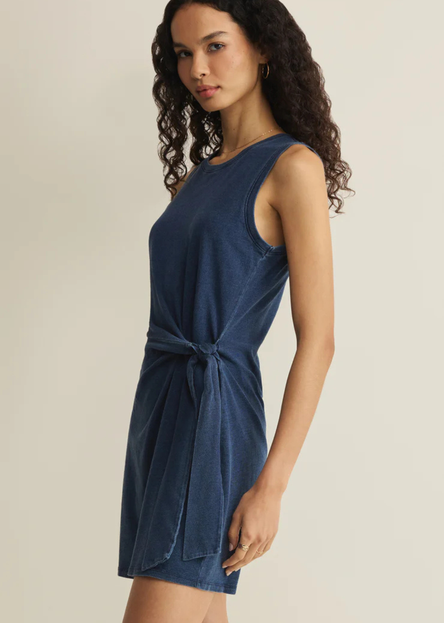 Z Supply Mattie Jersey Denim Dress