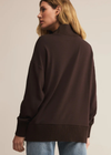 Z Supply Sable Luxe Mock Neck Sweater