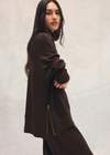 Z Supply Sable Luxe Mock Neck Sweater