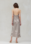 Grade & Gather Satin Unbalanced Dress