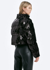 CHRLDR Sequined Wendy Crop Puffer Jacket