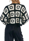 Elan Crochet Sweater Cardigan