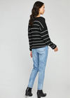 Gentle Fawn Tucker Sweater - Black Stripe