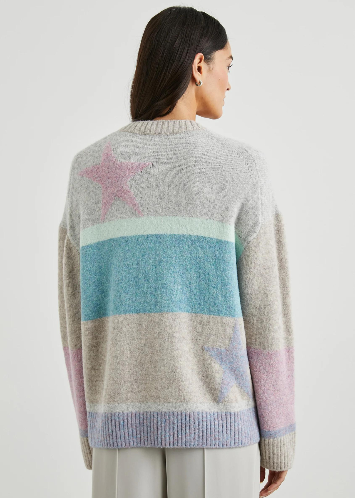 Vintage supply oversized knitted discount jumper with mountain scene