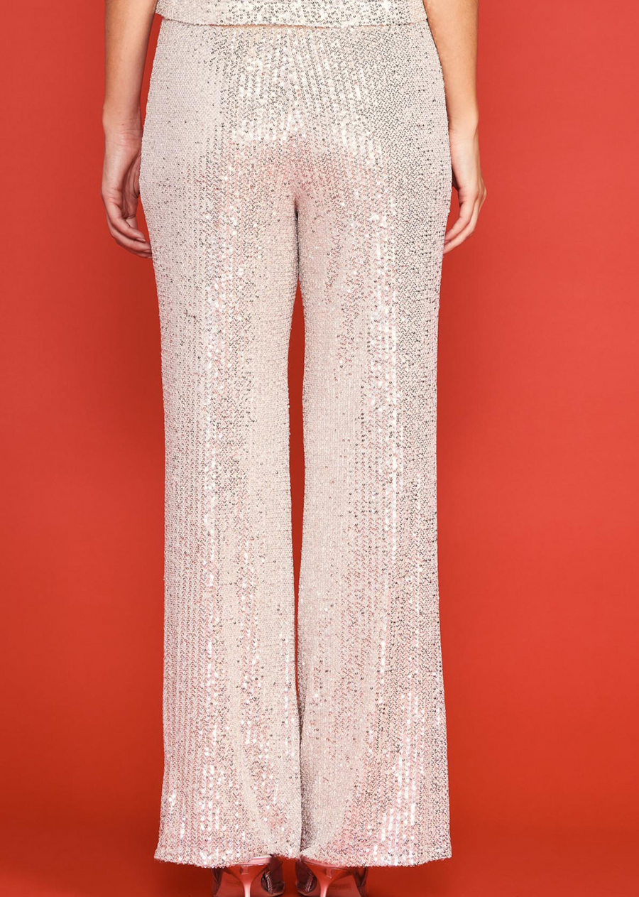 Natalia Sequin Flare Pant