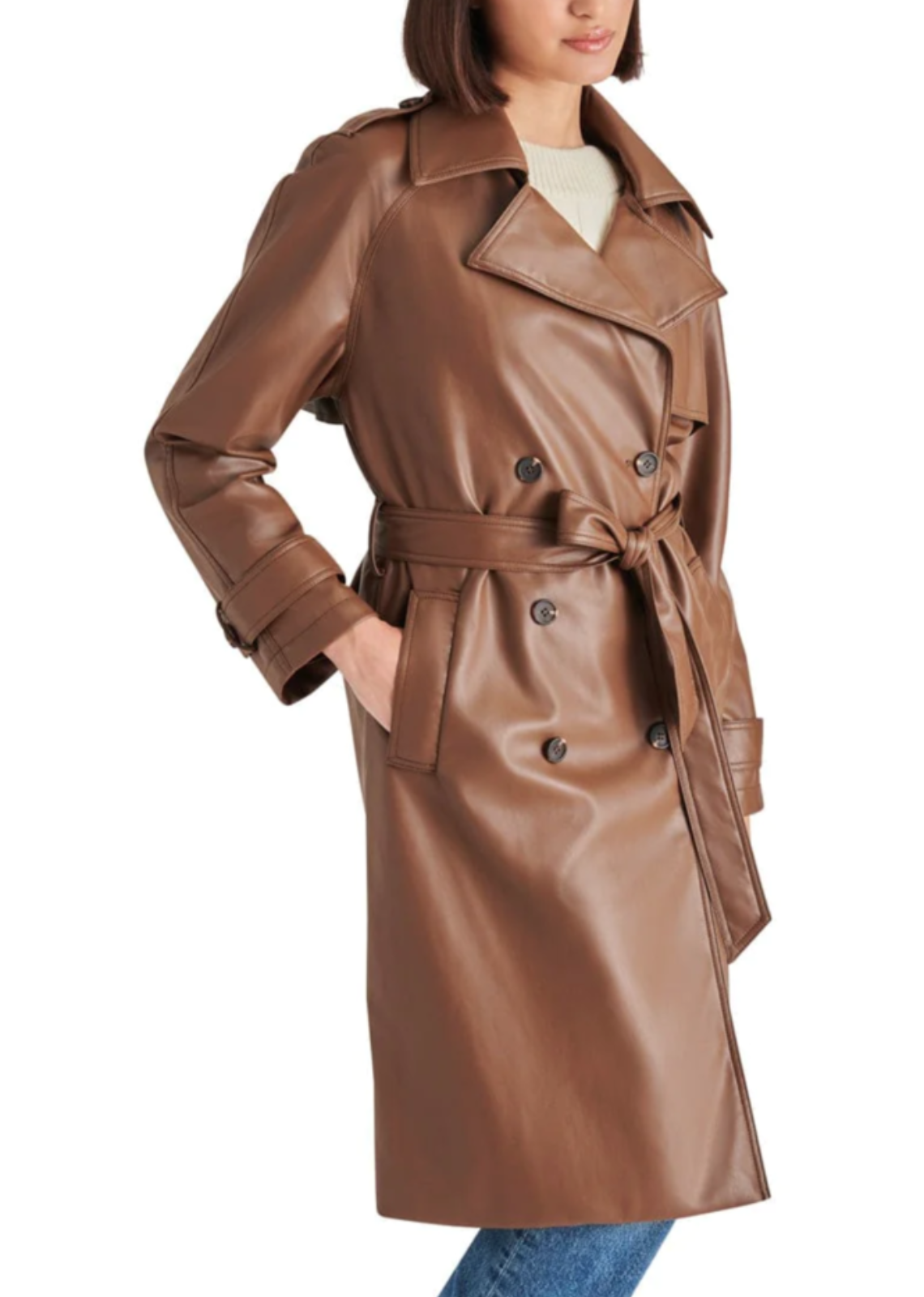 Steve Madden Ilia Trench Coat deniseboutiques