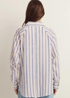 Z Supply The Perfect Linen Top You'll love the easy, breezy comfort of this classic stripe button-up. The Perfect Striped Linen Top has that soft, drapey feel you look for when the temps start rising. Throw it on over a tank, swim suit or bralette for an effortless look no matter where you are.