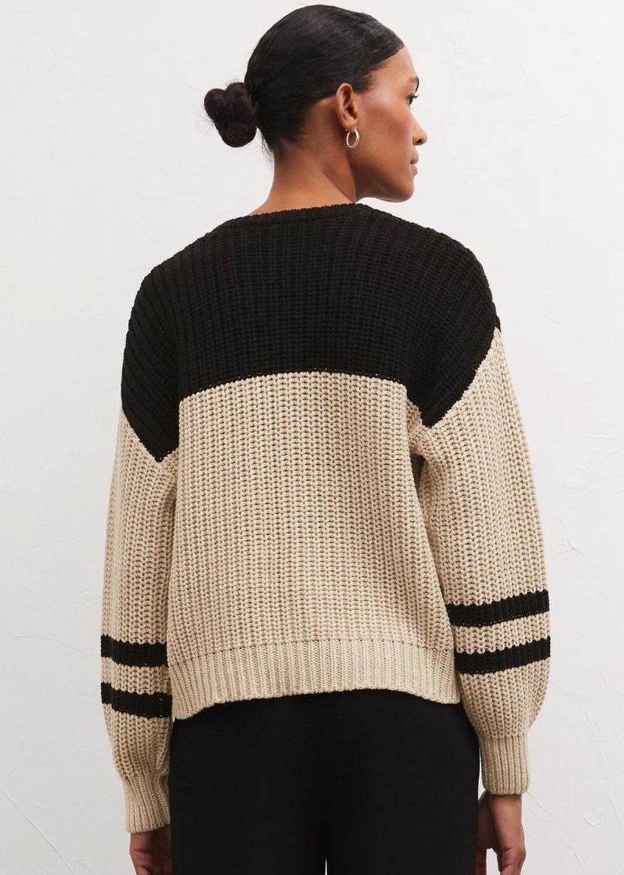 Z Supply Lyndon Colour Block Sweater