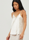 Grade & Gather Raw Edge Satin Tank