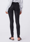 Paige Hoxton Ultra Skinny Black Croc Luxe Coating