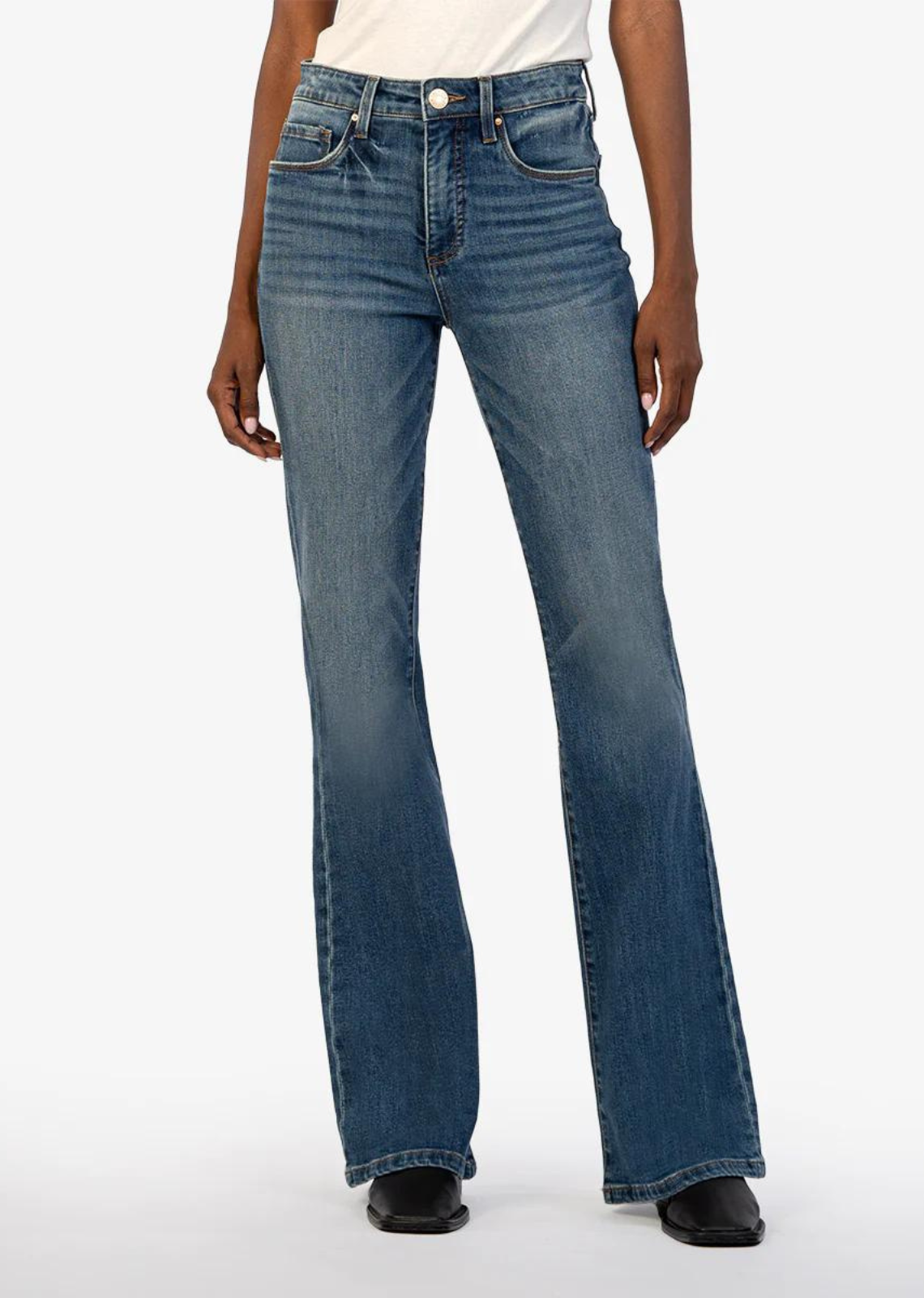 Kut From The Kloth Ana High Rise Fab Ab Super Flare Counselled