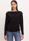 Velvet Bess Matte Jersey Long Sleeve Top