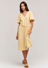 Velvet Hazel Cotton Gauze S/S V-neck Dress