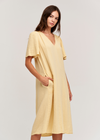 Velvet Hazel Cotton Gauze S/S V-neck Dress