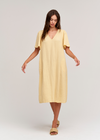 Velvet Hazel Cotton Gauze S/S V-neck Dress