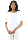 CHRLDR Eyelet Sleeve T-Shirt