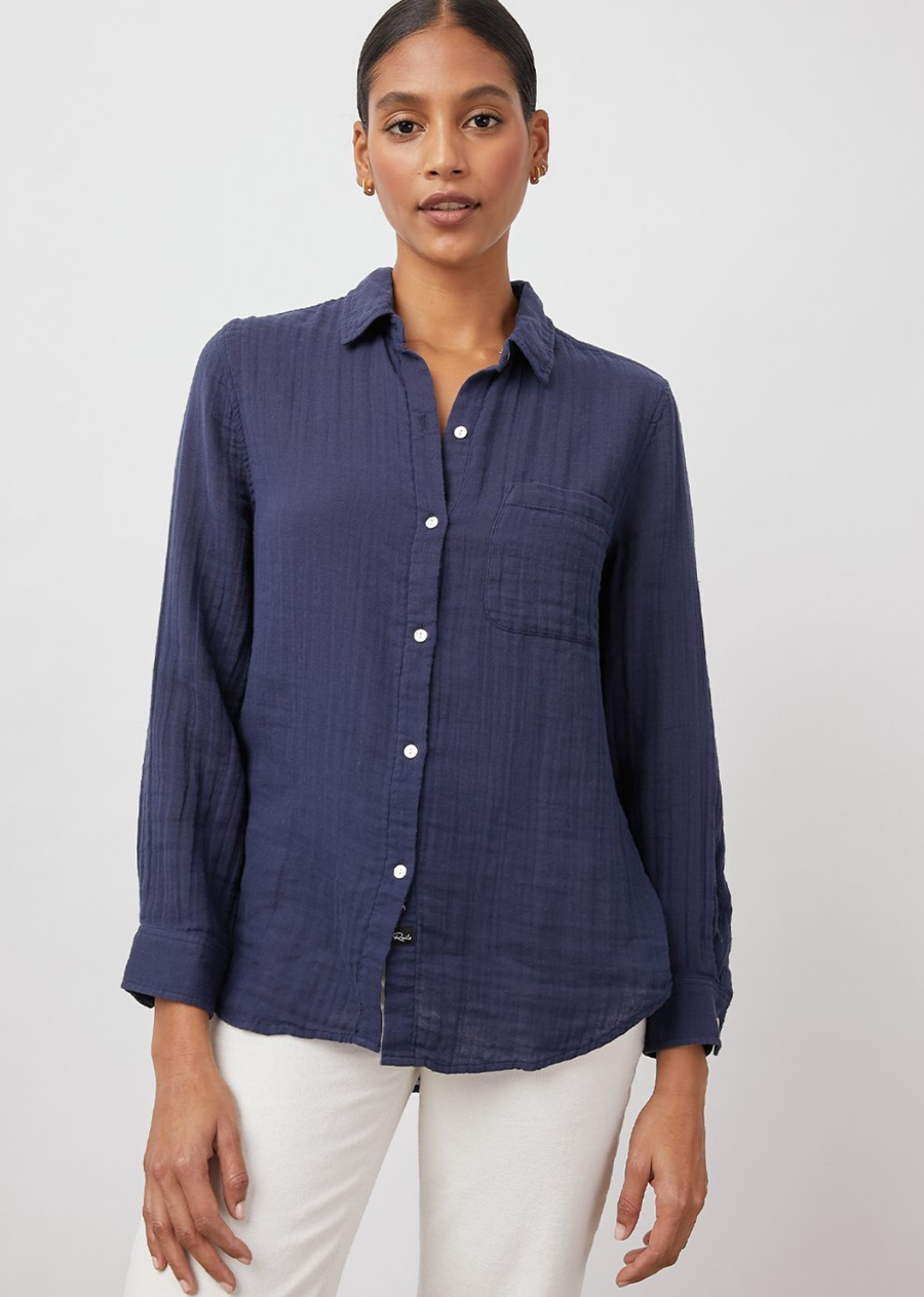 Rails Ellis Button Down Indigo