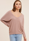 Charlotte Avery V Neck Dolman Top