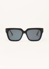 Z Supply Brunch Time Sunglasses- Black-Grey