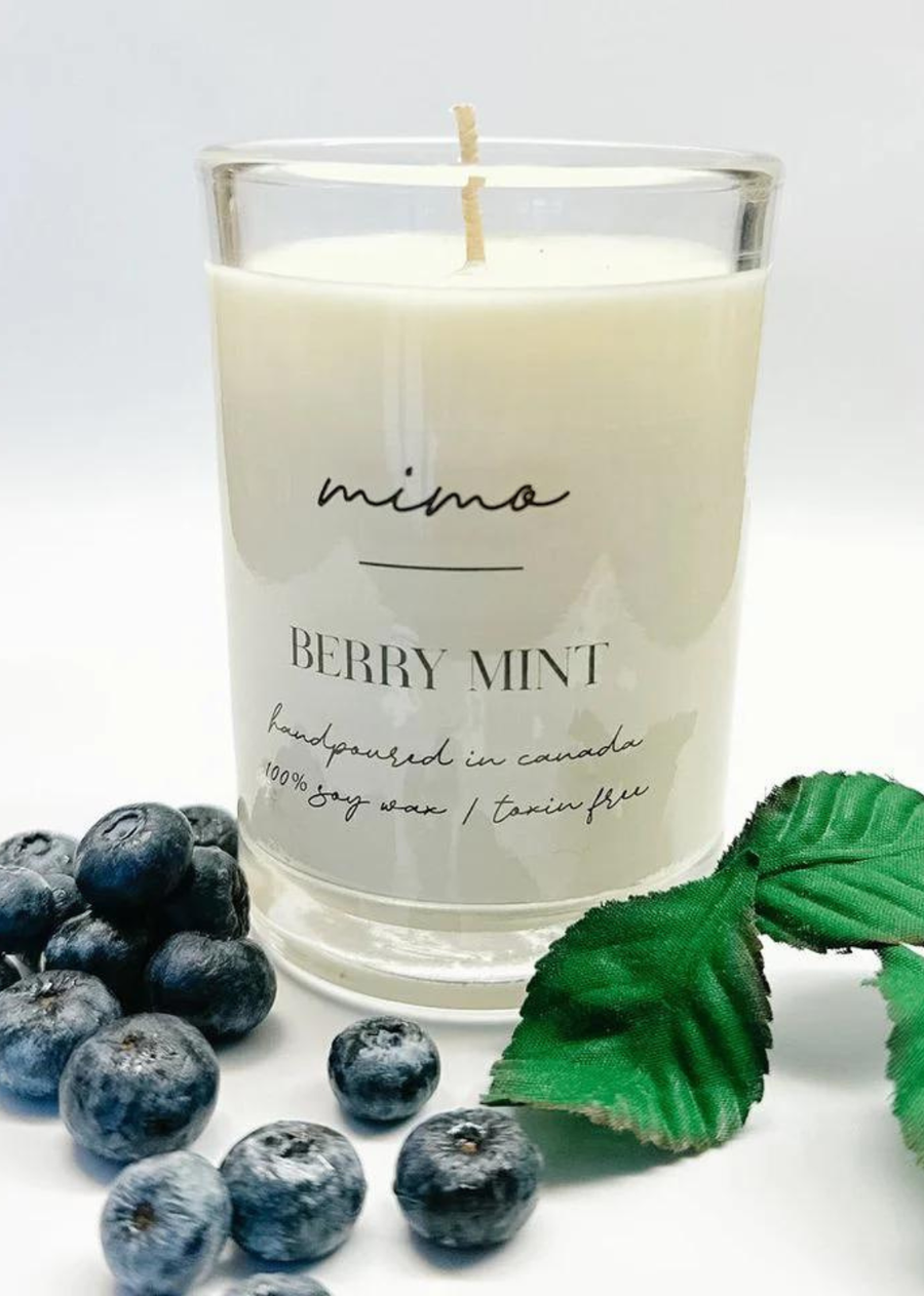 Mimo 8 oz Berry Mint Candle