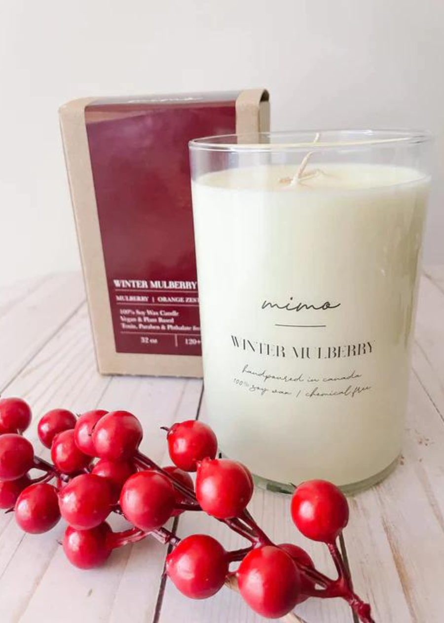 Mimo 8oz Winter Mulberry Candle